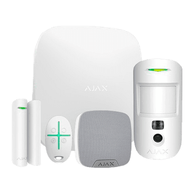 Kit Alarma Vivienda Ajax con MotionCam y sirena interior