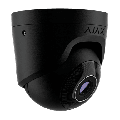Ajax TurretCam HL Negra 8MP lente 4 mm
